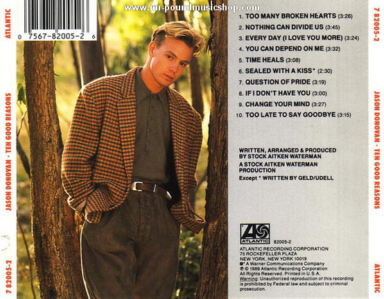 Jason Donovan - Ten Good Reasons