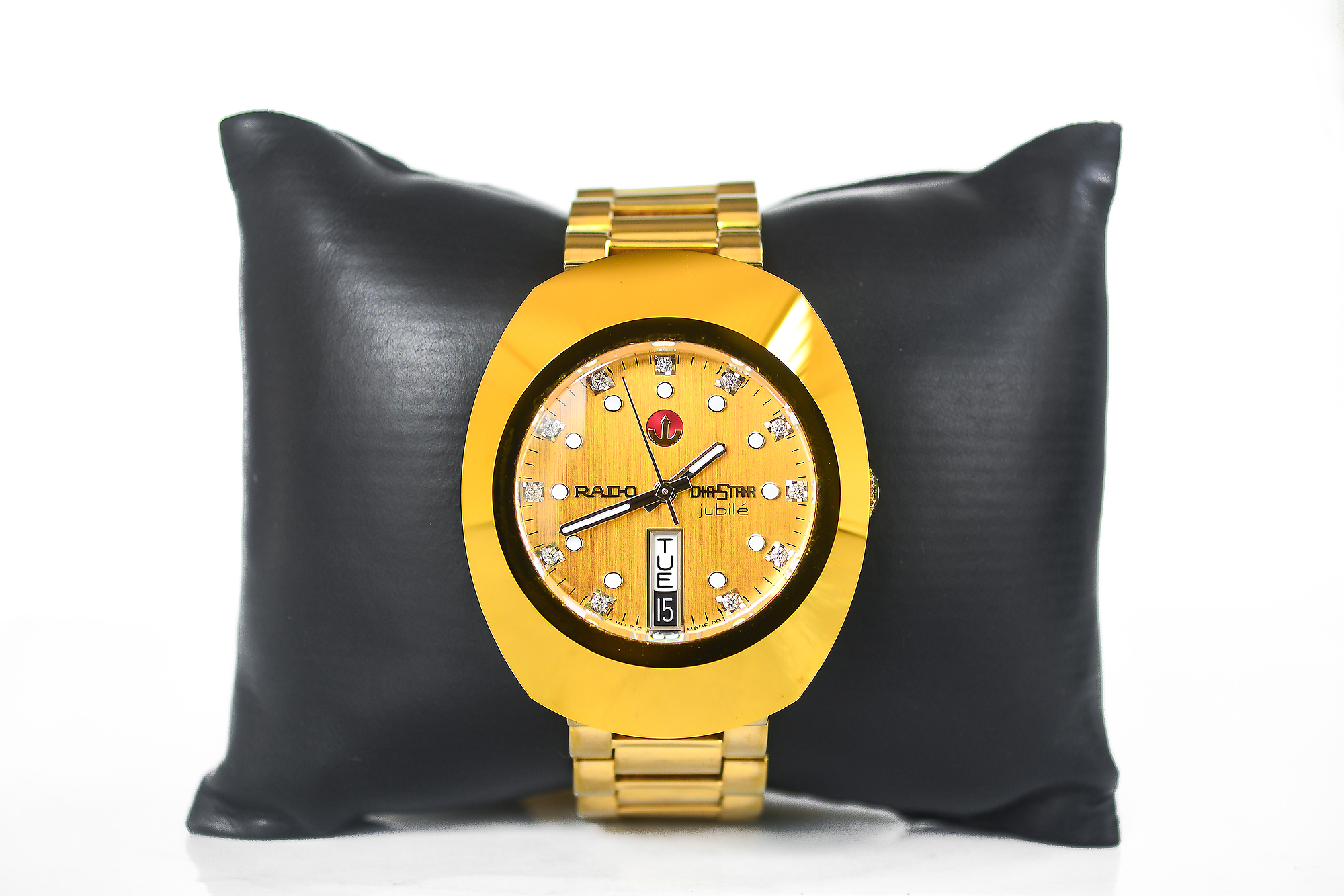 Rado Diastar Jubile เรือนทอง ฝังเพชร 11 เม็ด สายหนา (Sold)