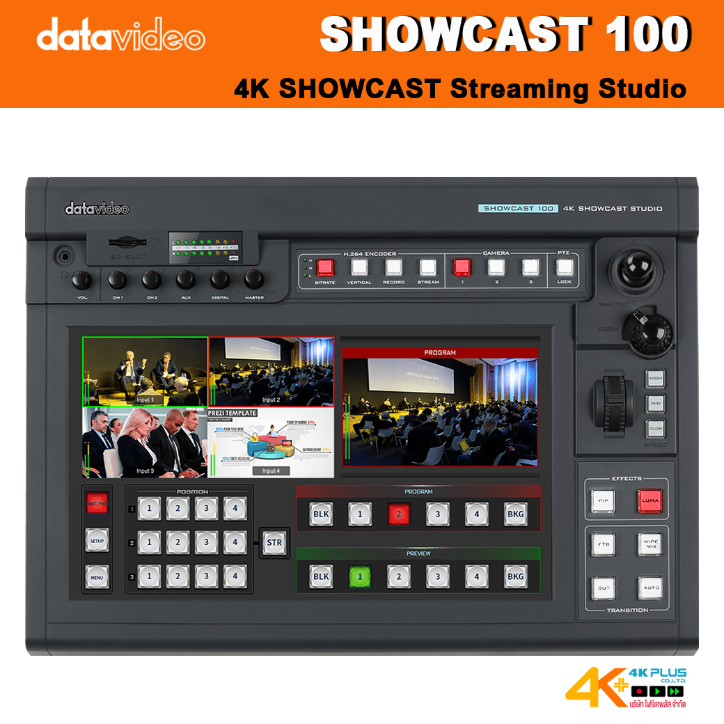 DataVideo SHOWCAST 100 4K SHOWCAST Streaming Studio
