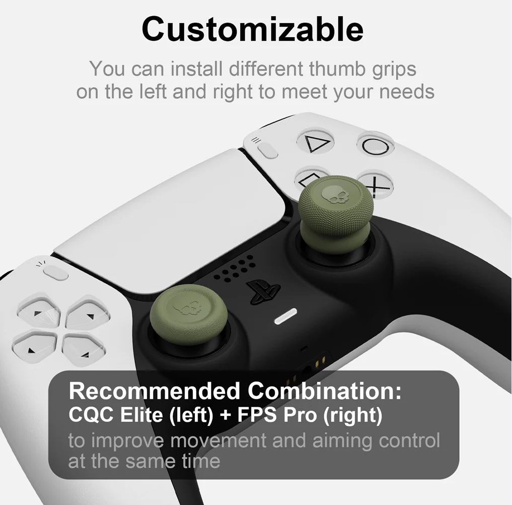 Skull & Co. Thumb Grip Set for PS4 PS5 Joy-Pro (แพ็ค 2-3 คู่)