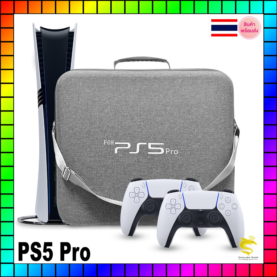 กระเป๋าผ้า EVA กันกระแทกเครื่องเกม PS5 รุ่น Pro