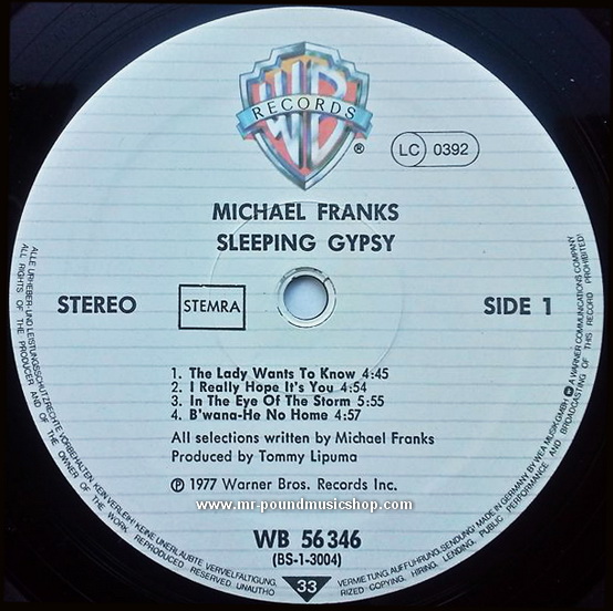Michael Franks - Sleeping Gypsy