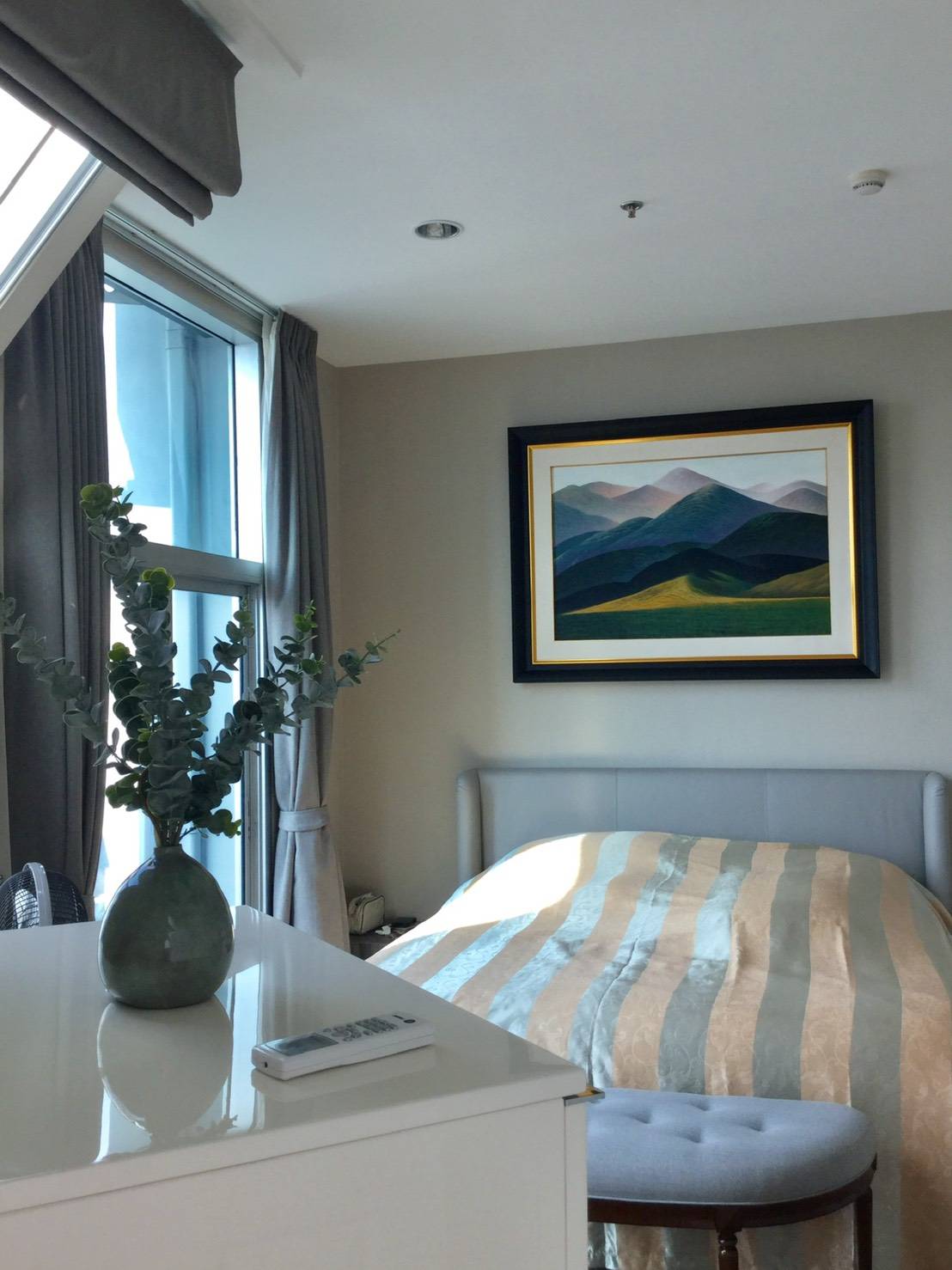 ขายคอนโด Belle Grand Rama 9 (เบ็ล แกรนด์ พระราม 9) ห้องเพ้นเฮ้าส์ penthouse fully furnished แบบ 2 ห้องนอน