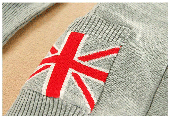 fashion เสื้อกันหนาวแฟชั่น ผ้าไหมพรม คอวี สีเทา ใส่เป็นเสื้อคลุมลำลองได้ ใส่ทำงาน น่ารักๆ