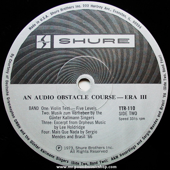 Various Artists - Audio Obstacle Course - Era III (The Shure Trackability Test Records)