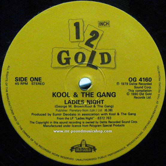Kool & The Gang - Ladies Night / Get Down On It