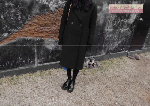 OverCoat เสื้อโค้ทกันหนาวตัวยาว สีดำ Classic เข้าได้กับทุกชุด งานดี ผ้าวูลเนื้อดี บุซับในกันลมอย่างดี พร้อมส่ง M