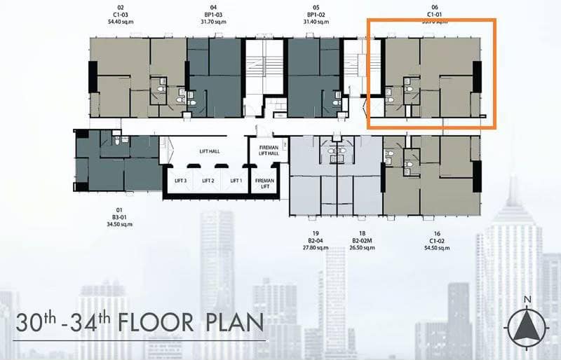 ให้เช่าคอนโด Knightsbridge Prime Ratchayothin (ไนท์บริดจ์ ไพร์ม รัชโยธิน) ห้องใหญ่ ใหม่ มุมสวยวิวสระ
