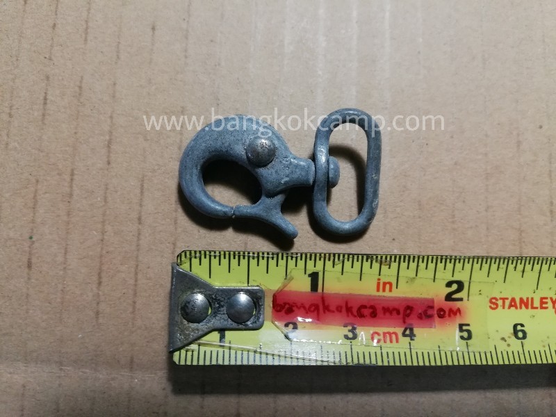 พวงกุญแจ ตะขอเกี่ยว - โลหะ Made in USA ใหม่เก่าเก็บ (ทำหูเกี่ยวสายสะพายกระเป๋าได้) 6อัน