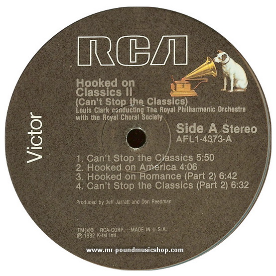 Louis Clark & The Royal Philharmonic Orchestra With The Royal Chorale Society - (Can't Stop The Classics) Hooked On Classics II
