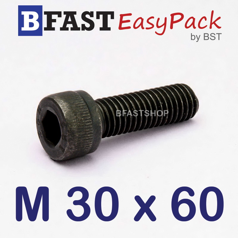 สกรูหัวจมดำ M 30 x 60 *เกลียวตลอด*