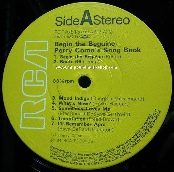 Perry Como - Begin The Beguine