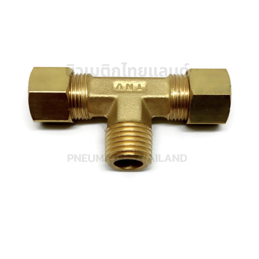 ข้อต่อสามทางตาไก่เกลียวกลาง ท่อ 3/8"xเกลียว 3/8" 72x6x6