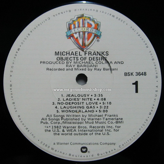 Michael Franks - Objects Of Desire