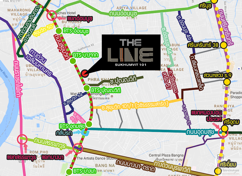 ให้เช่าคอนโด The Line Sukhumvit 101 (เดอะ ไลน์ สุขุมวิท 101) ✨ คอนโดทำเลดี ติดถนนสุขุมวิท ใกล้ BTS ปุณณวิถี เพียง 250 เมตร