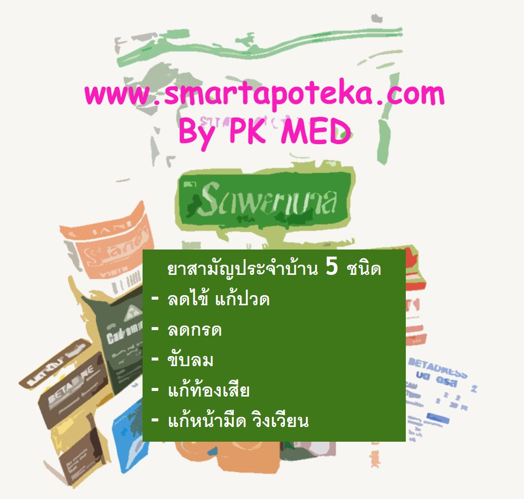 ชุดยาสามัญประจำบ้าน PK MED