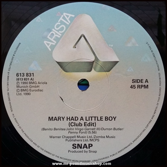 Snap! - Mary Had A Little Boy