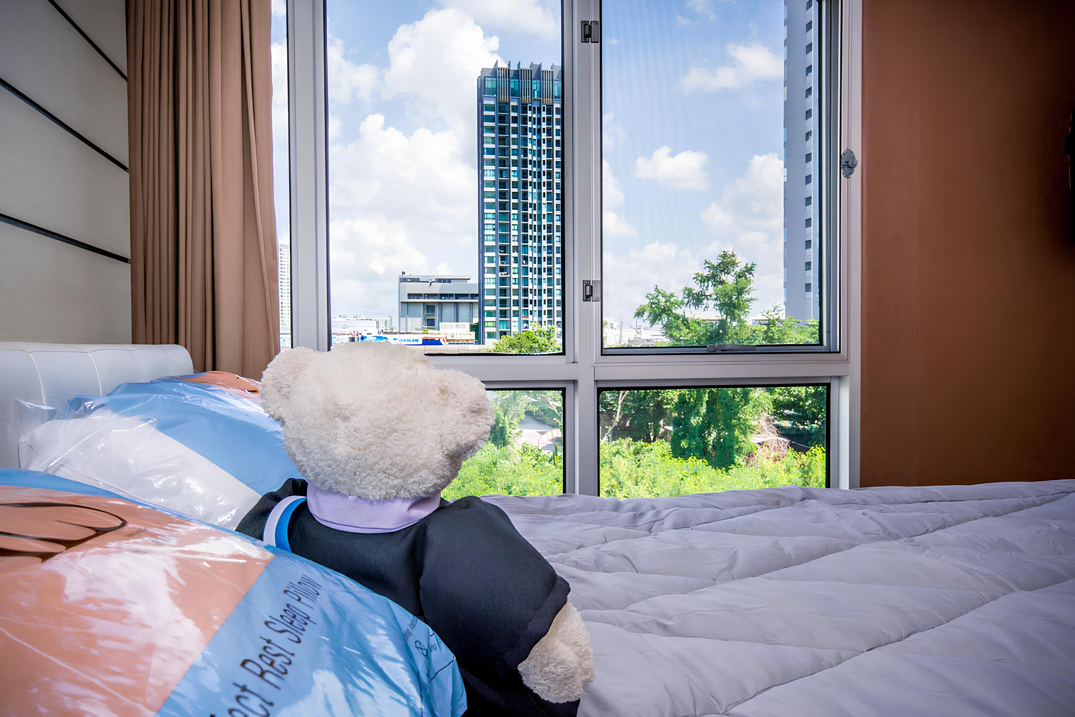 ให้เช่า The Link Sukhumvit 50 (เดอะ ลิงค์ สุขุมวิท 50) ขนาด 41 sqm ห้องมุม ชั้น 5 Modern แต่งใหม่ บิ๊วอินจัดเต็ม