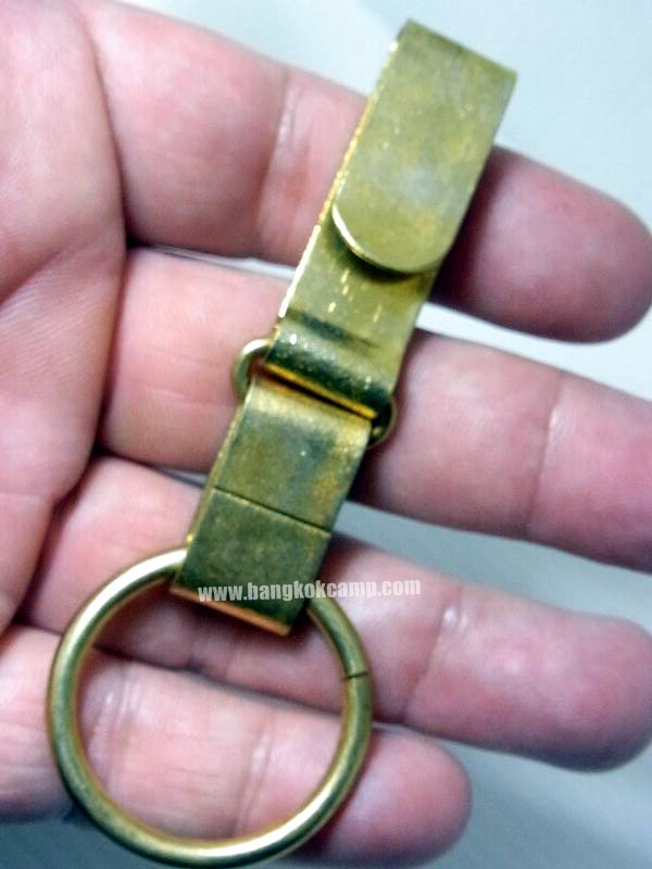 พวงกุญแจทองเหลือง Harley Davidson ตอกตราUSA ค้างสต๊อก ใหม่เก่าเก็บ