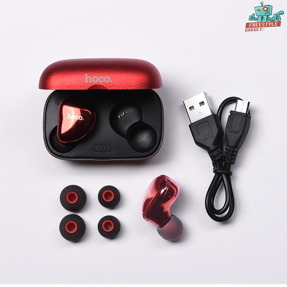 Hoco ES25 Easy Talk True Wireless Headset - หูฟังบูลทูธพร้อมเคสชาร์จ