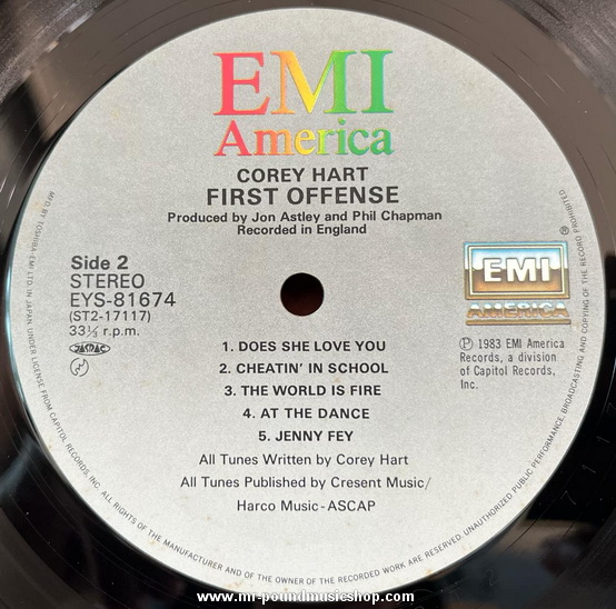 Corey Hart - First Offense