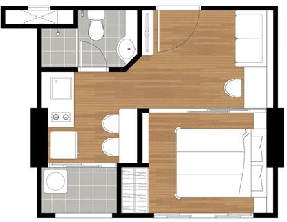 ขายดาวน์ คอนโด ลุมพินี พาร์ค @ รัตนาธิเบศร์ - งามวงศ์วาน เพียง 256,60 บาท ห้องเปล่า ขนาด 22.5 ตร.ม. ตึก B ชั้น 27 ห้อง 17 วิวรถไฟฟ้ามุมสูง ห้องหันไปทิศใต้ ลมเย็นมาก ทำเลดี๊ดี