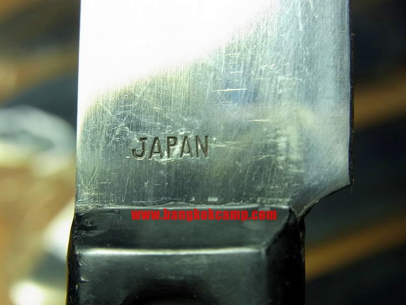 มีดญี่ปุ่น KIFFE ปี1960 สมัยสงครามเวียดนาม ใหม่เก่าเก็บ ไม่ผ่านการใช้ (Mess Stainless knife Japan Kiffe stamped Vintage on Vietnam or Korean war.)