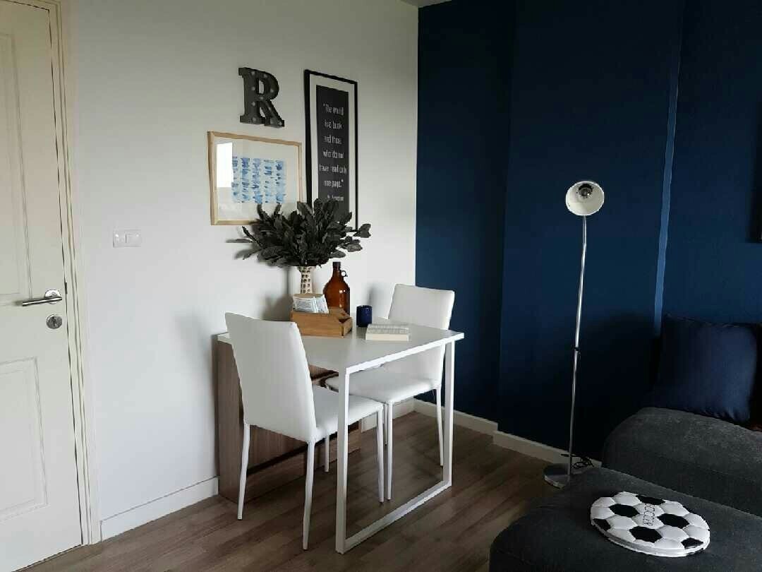 รหัสทรัพย์ 02172 ขาย / ให้เช่า คอนโด ดี คอนโด แคมปัส รีสอร์ท รังสิต D CONDO CAMPUS RESORT RANGSIT (เลขที่ 81/413 ) ขนาด 30.10 ตารางเมตร ตึก B ชั้น 7 ตกแต่งครบพร้อมอยู่