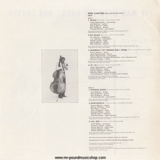 Ron Carter - The Man WithThe Bass