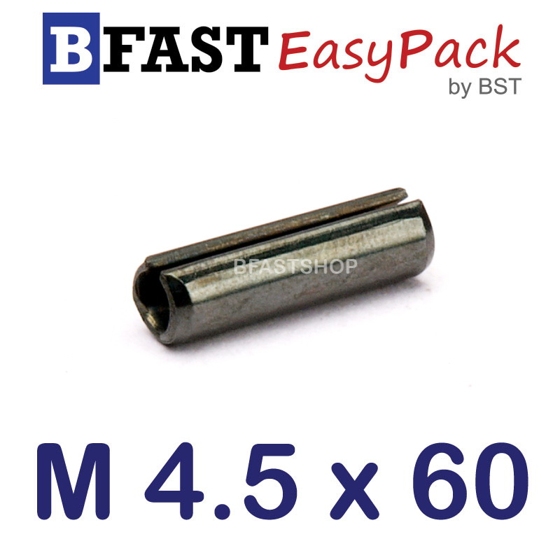 ปิ๊นตะกุด M 4.5 x 60 ( 3 ตัว/ถุง )