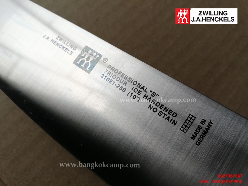 มีดตุ๊กตาคู่ ใบมีด9นิ้ว Zwilling J.A. Henckels Made in Germany (มีดมีตำหนิ ขายถูก) ของใหม่ ของแท้ (2)