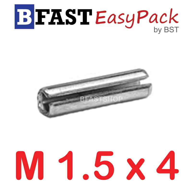 ปิ๊นตะกุดสแตนเลส SUS M1.5 x 4 (10 ตัว/ถุง)