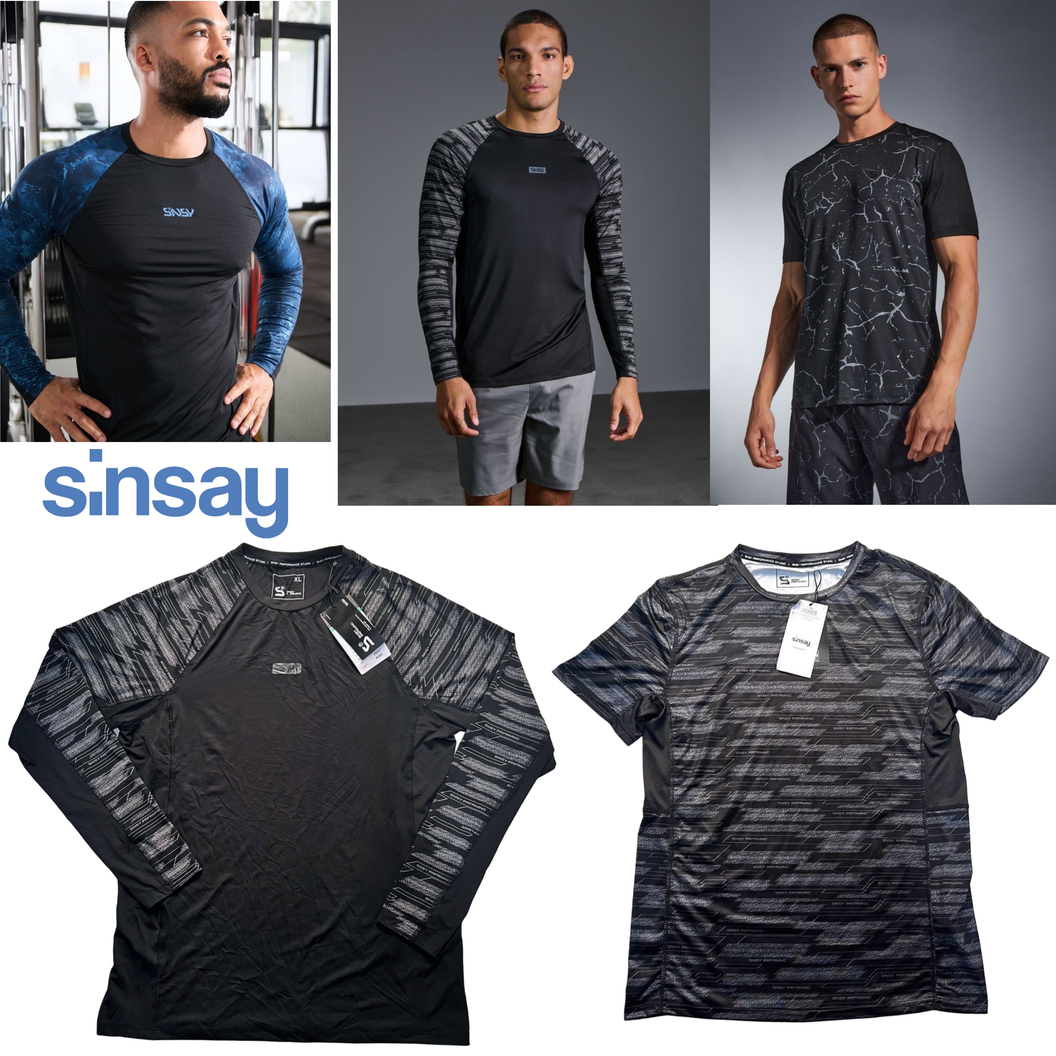 Sinsay Active Compression Uv protect Tee Shirt