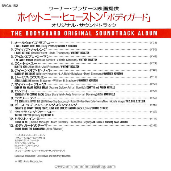 Various Artists - The Bodyguard (Original Soundtrack Album)