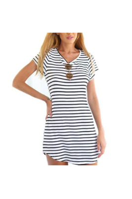 ZANZEA Sexy Women Summer Casual Floral Short Sleeve Party EveningCocktail Mini Women is Dresses Online