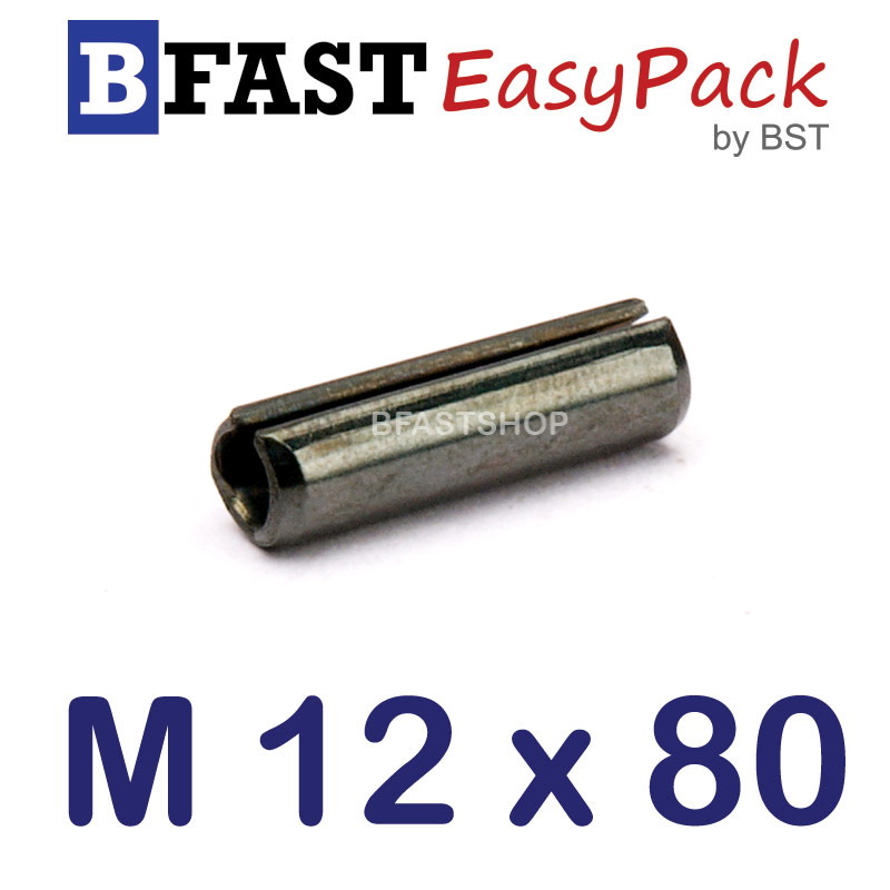 ปิ๊นตะกุด M 12 x 80 ( 1 ตัว/ถุง )