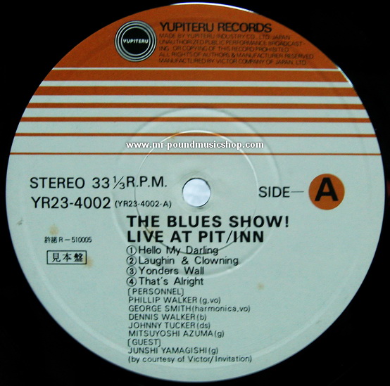 Phillip Walker Band with George 'Harmonica' Smith - The Blues Show! Live At Pit Inn