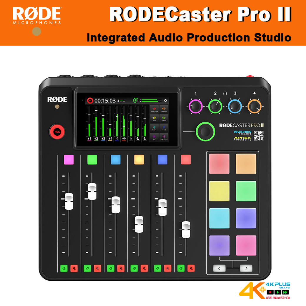 Rode RODECaster Pro II Integrated Audio Production Studio