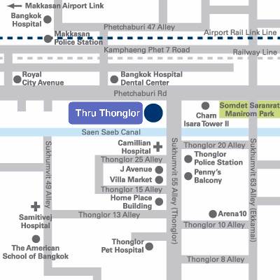 ด่วนคอนโด*คุ้มสุดในโครงการ** Thru Thonglor (ทรู ทองหล่อ) 2 ห้องนอน 2 ห้องน้ำ ห้องมุม