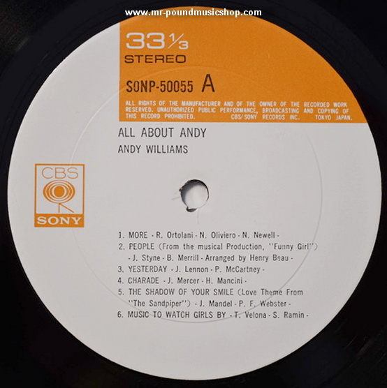 Andy Williams - All About Andy