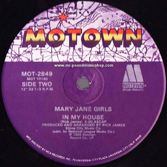Rick James / Mary Jane Girl - Super Freak / In My House