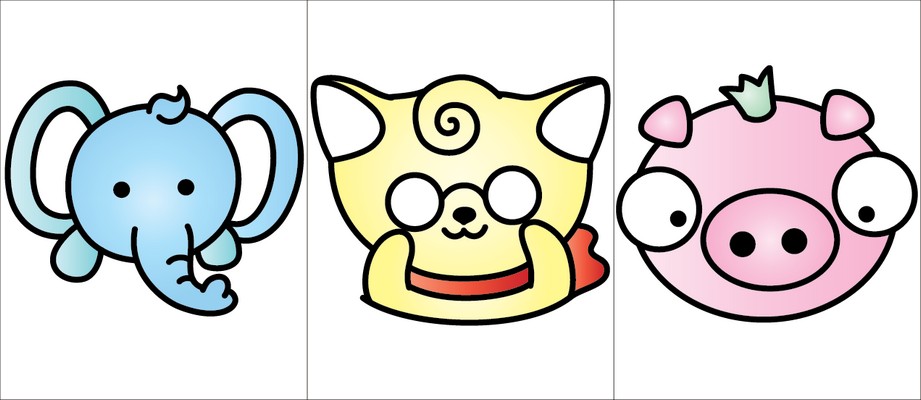 EZD+0008 Animal Set 004 color