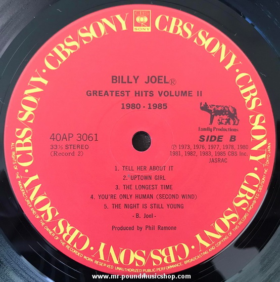 Billy Joel - Greatest Hits Volume I & Volume II