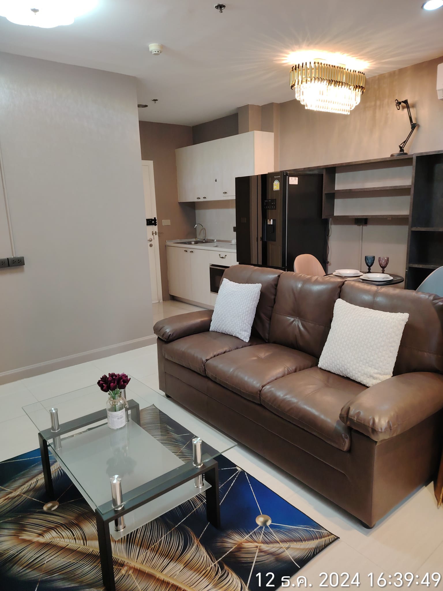 ขายคอนโด Manor Sanambinnam : แมเนอร์ สนามบินน้ำ ขนาดห้อง 39.20 ตร.ม. 1 ห้องนอน 1 ห้องน้ำ ห้องมุม ชั้น 15 วิวแม่น้ำ