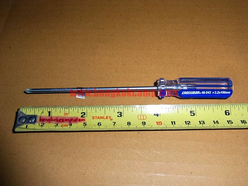 ไขควง ปากแฉก Crossman ขนาด4นิ้ว (3.2x100mm.)