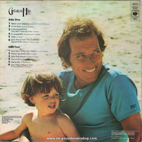 Andy Williams - Andy Williams's Greatest Hits Vol.2