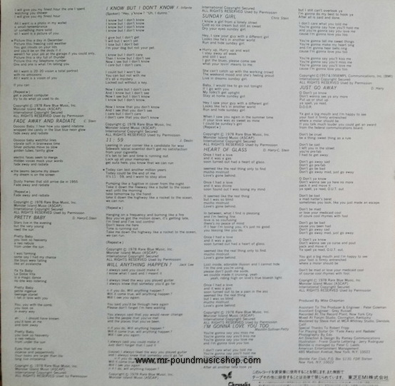 Blondie - Parallel Lines