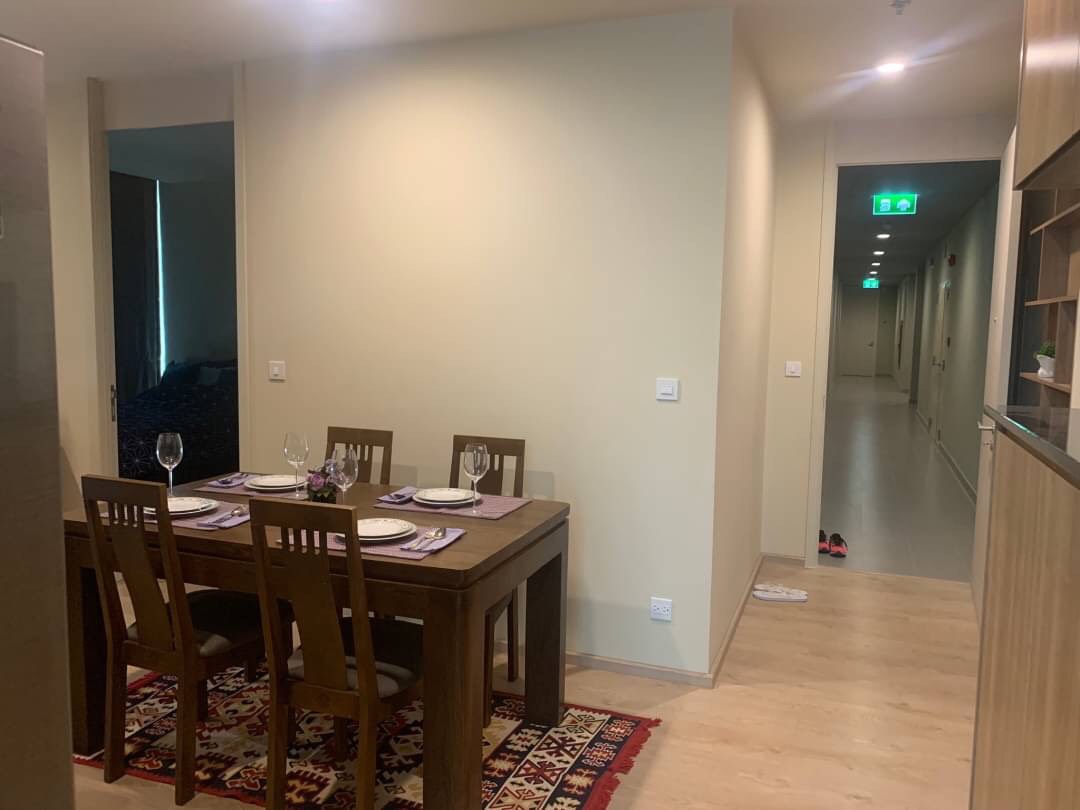 ให้เช่าคอนโด Noble Recole (โนเบิล รีโคล สุขุมวิท 19) 2 ห้องนอน 2 ห้องน้ำ ขนาด 65 ตรม ห้องมุม