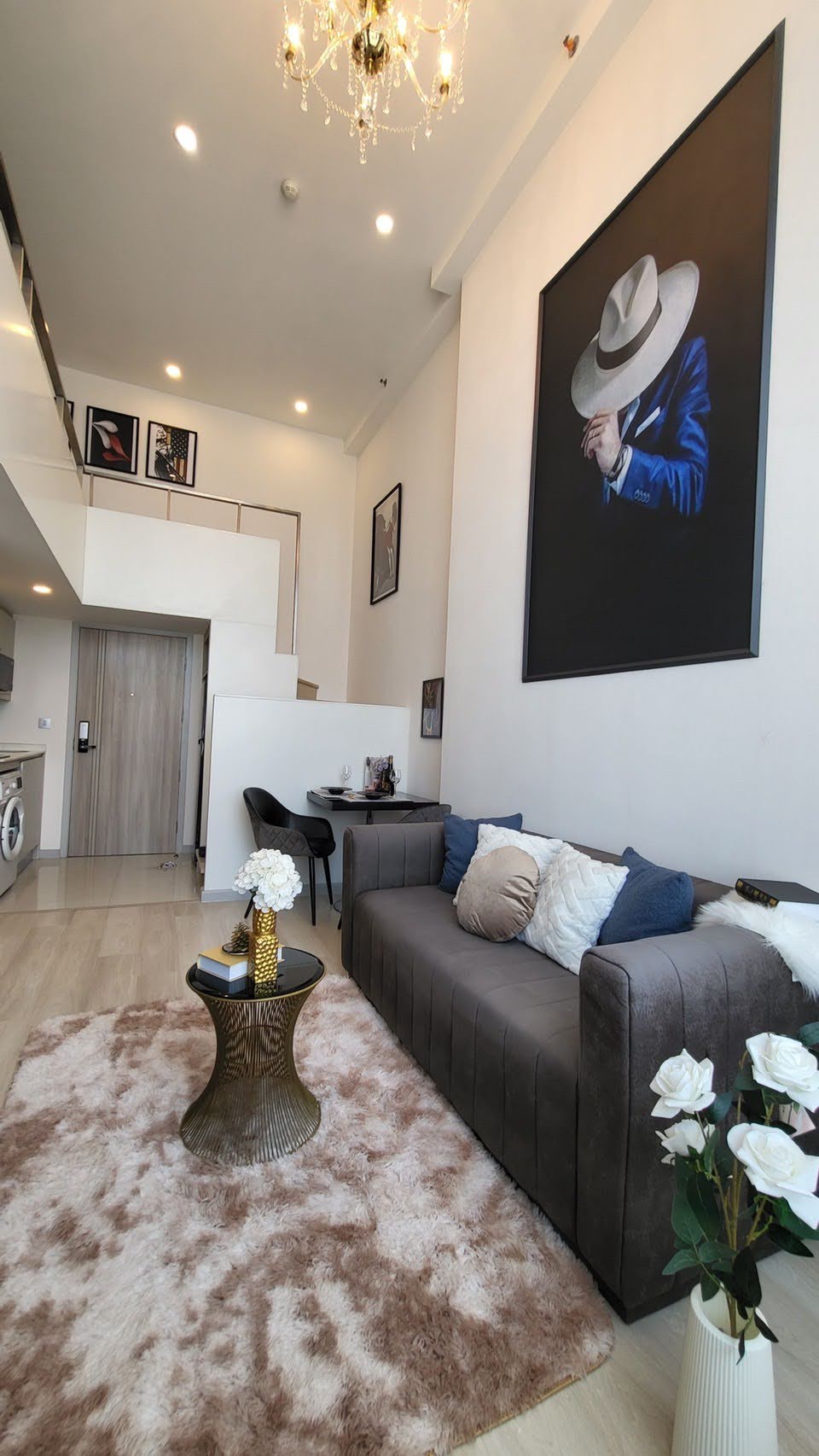 ให้เช่าคอนโด ไนท์บริดจ์ไพร์มสาทร (knightsbridge prime sathorn) ชั้น 33 ห้อง 3309 44 ตรม. ห้อง Duplex 1 ห้องนอน