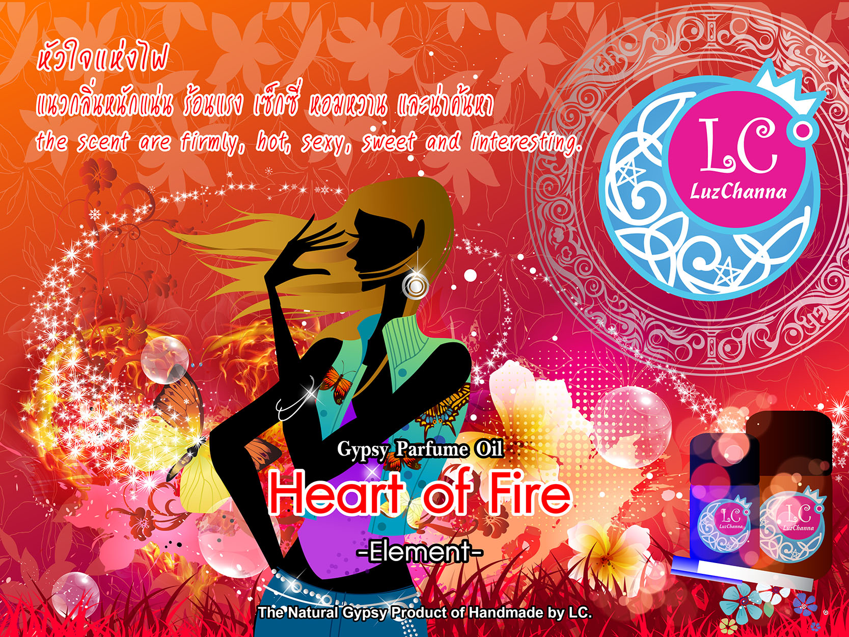 (ลดล้างสต๊อก) หัวน้ำหอม กลิ่นหัวใจแห่งไฟ Heart of the Fire